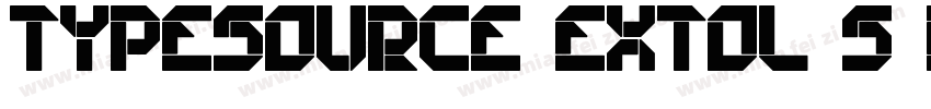 Typesource Extol S BRK字体转换